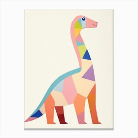 Nursery Dinosaur Art Hadrosaurus 2 Canvas Print