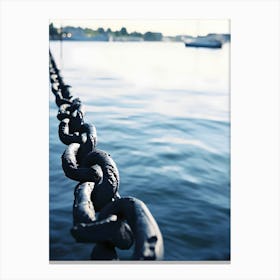 Chain On The Water Canvas Print