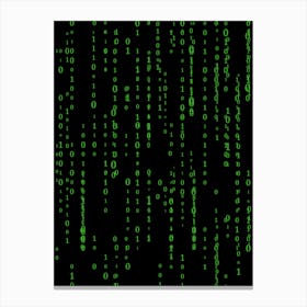 Matrix Code Canvas Print