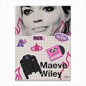 Maeve Yearbook Canvas Print