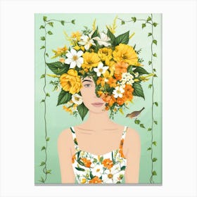 Flower Girl Canvas Print