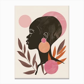 Portrait Of African Woman 28 Canvas Print