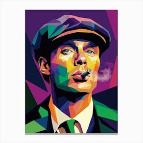 Cillian Murphy Wpap Art Canvas Print