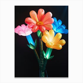 Bright Inflatable Flowers Cosmos 2 Canvas Print