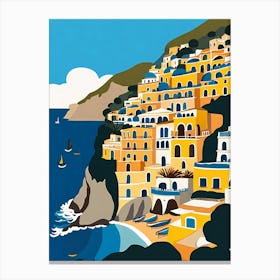 Summer In Positano Painting (34) Canvas Print