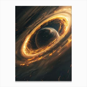 Black Hole 8 Canvas Print