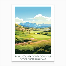 Royal County Down Golf Club   Newcastle Northern Ireland 3 Canvas Print