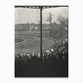 Going To The Post, Morris Park (1904), Alfred Stieglitz Canvas Print