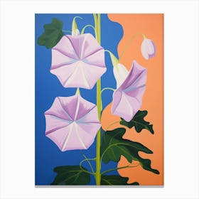 Canterbury Bells 3 Hilma Af Klint Inspired Pastel Flower Painting Canvas Print