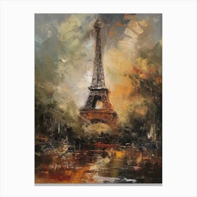 Eiffel Tower Paris Turner Style 3 Canvas Print