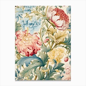 Floral Wallpaper 55 Canvas Print