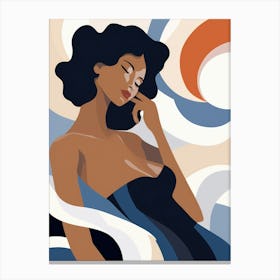 Afro-American Woman 2 Canvas Print