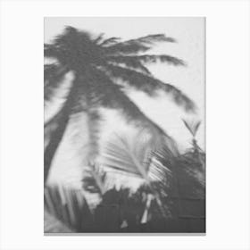 Palms On The Beach Canvas Print