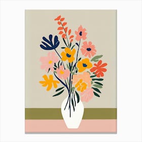 Matisse Flowers In A Vase 10 Canvas Print