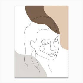 Portrait Of A Woman 88 Canvas Print