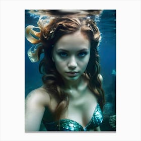 Mermaid -Reimagined 16 Canvas Print