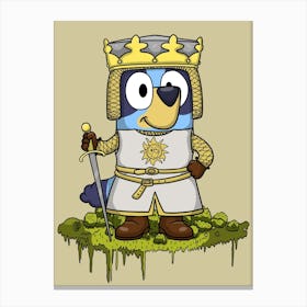 Bluey And The Holy Grail Canvas Print