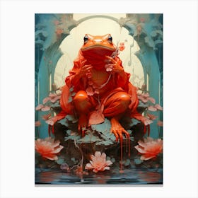 Frog Meditation 1 Canvas Print