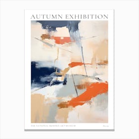 Autumn Exhibition Modern Abstract Poster 29 Canvas Print
