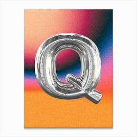 Chrome Q Poster Canvas Print