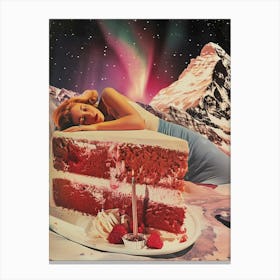 'Red Velvet Cake' Canvas Print