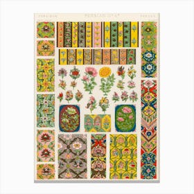 Vintage Pattern Illustration, Owen Jones                               Canvas Print