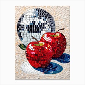 Disco Apples Canvas Print