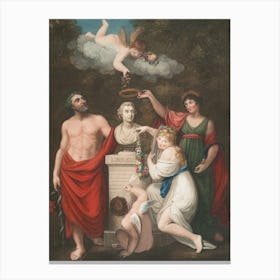 Bust Of Aphrodite Canvas Print