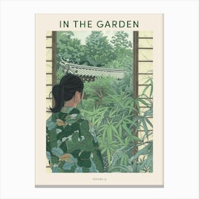 In The Garden Poster Tofuku Ji Japan 2 Canvas Print