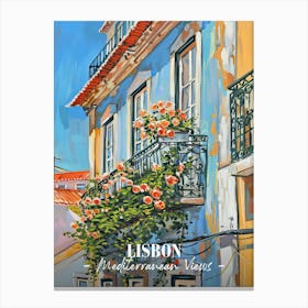 Mediterranean Views Lisbon 2 Canvas Print