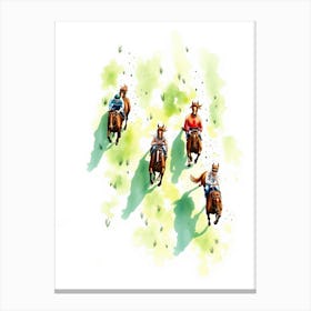 Riders Up Canvas Print