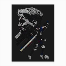 Lionel Messi 12 Canvas Print