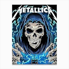 Metallica band music Canvas Print