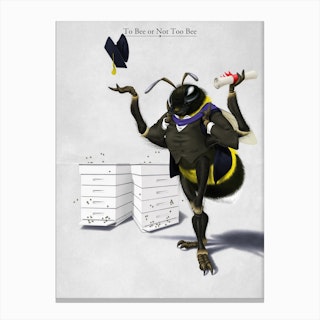 Too Bee or Not Too Bee Canvas Print