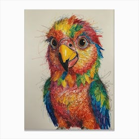 Colorful Parrot 13 Canvas Print