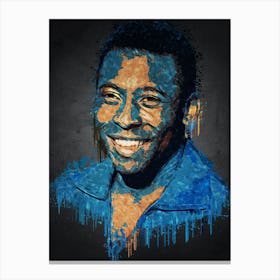 Pele brazil Canvas Print