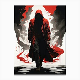 Red Cloak Canvas Print