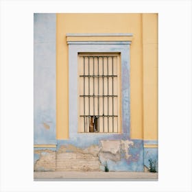 Urban Window // Valencia, Spain, Travel Photography Canvas Print