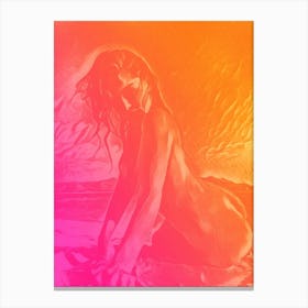 Nude Woman In The Sun Canvas Print