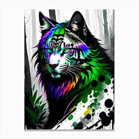 Rainbow Tiger 2 Canvas Print