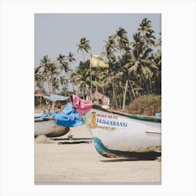 Goan Fishing Boats Canvas Print