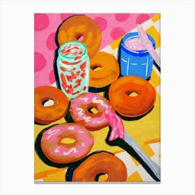 Bagels and Jams Canvas Print