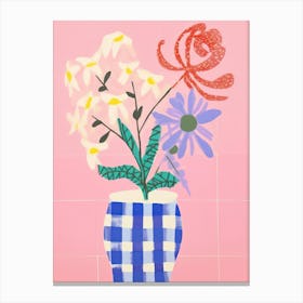 Bluebell Flower Vase 4 Canvas Print