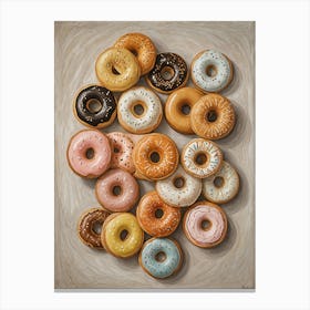 Donuts 1 Canvas Print