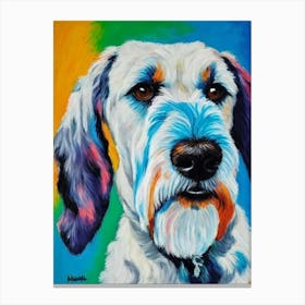 Spinone Italiano Fauvist Style dog Canvas Print