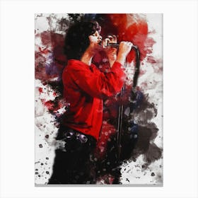 Smudge Of Jim Morrison Concert Canvas Print
