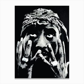 Tupac 5 Canvas Print