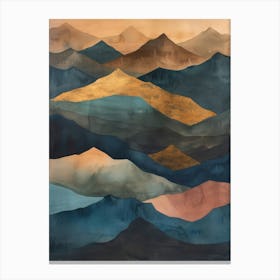 Mountains In The Sky Canvas Print