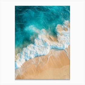 Aerial View Of A Beach 48 Canvas Print