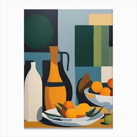Still Life With Oranges 6 Canvas Print